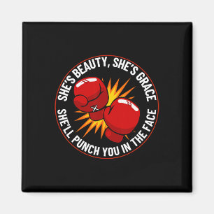 Funny Kickboxing For Men Women Kickboxer Workout E Magnet