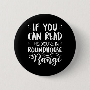 Funny Kickboxing Girl Kickboxer Roundhouse Range G 6 Cm Round Badge