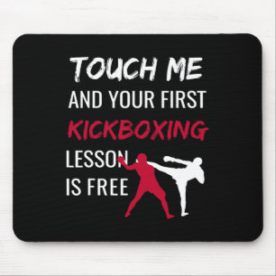 Funny Kickboxing Kick Boxing Sensei T Shirt Gift Mouse Pad