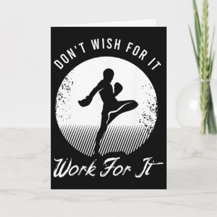 Funny Kickboxing Outfit For A Kickboxer _5 Card
