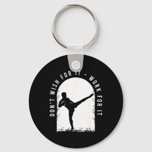 Funny Kickboxing Outfit For A Kickboxer Key Ring