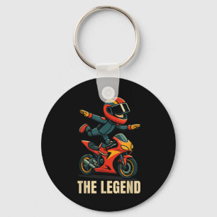 Funny Kid Aura Farming On Motorbike - Funny Indone Key Ring