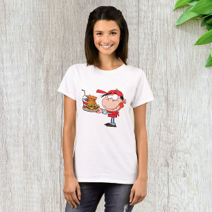 Funny Kid Fast Food Lover Burger, Fries and Drink  T-Shirt