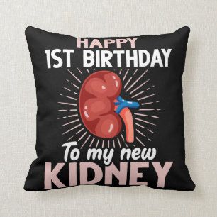 Funny Kidney Transplant Anniversary Cushion