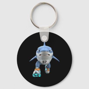 Funny Kids 67 Meme Tralalero Tralala Runner Italia Key Ring
