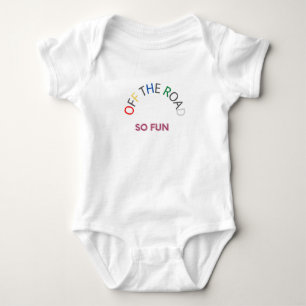 Funny Kids  Baby White Bodysuit