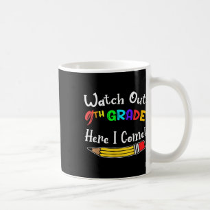 Funny Kids Back To School Watch Out 9th Grade Here Coffee Mug