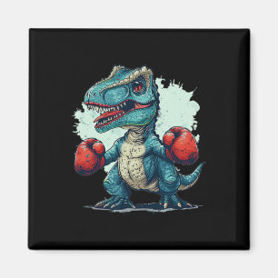 Funny Kids Boxing Dinosaur With Boxing Gloves Cost Magnet