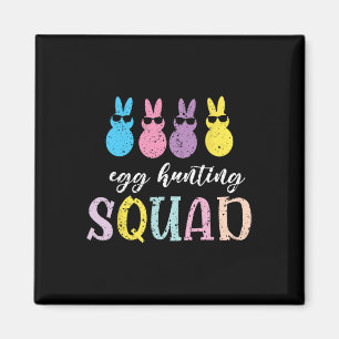 Funny Kids Byby Egg Hunting Squad  Magnet