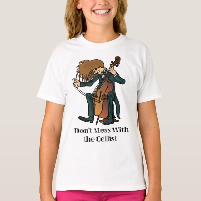 Funny Kids Cello T-shirt (Front)