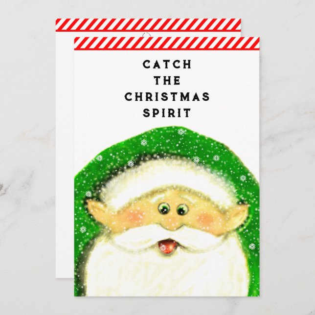 Funny Kids Christmas Cards (Front/Back)