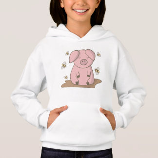 Funny kids Clothes Girl t shirt Cute Pig Clothing