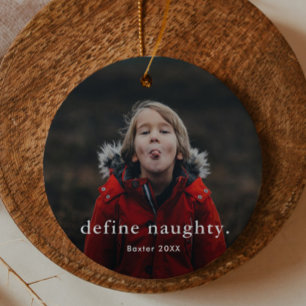 Funny Kids Family 2 Photo Christmas Metal Tree Decoration