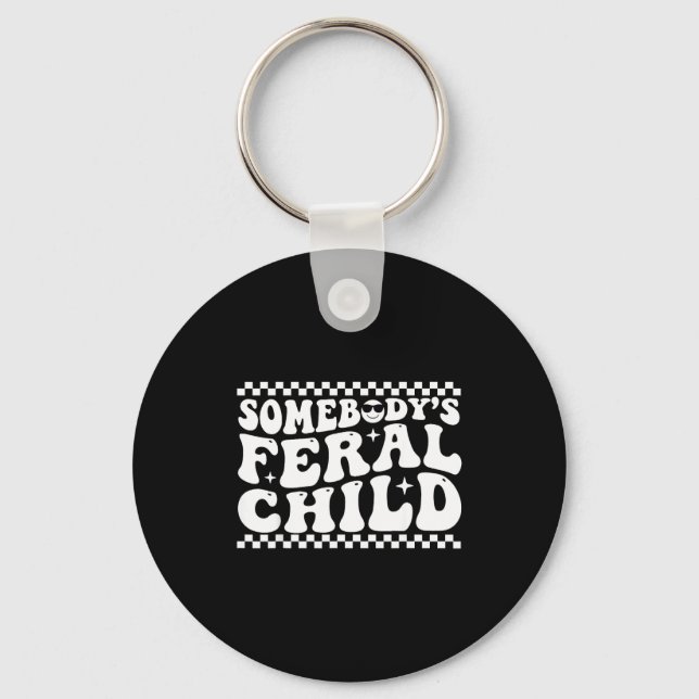 Funny kids  key ring (Front)