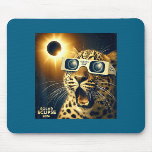 Funny Kids Selfie Cheetah Womens Mens Solar Mouse Pad