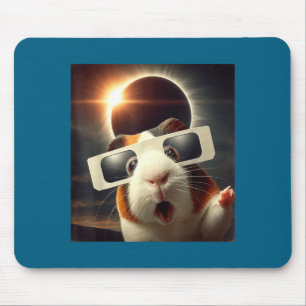Funny Kids Selfie Guinea Pig Womens Mens Mouse Pad
