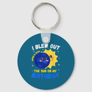 Funny Kids Solar Eclipse 4 08 24 Key Ring