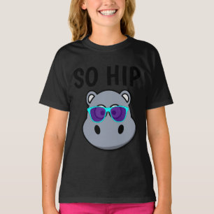FUNNY KIDS T-Shirts, SO HIP HIPPO T-Shirt