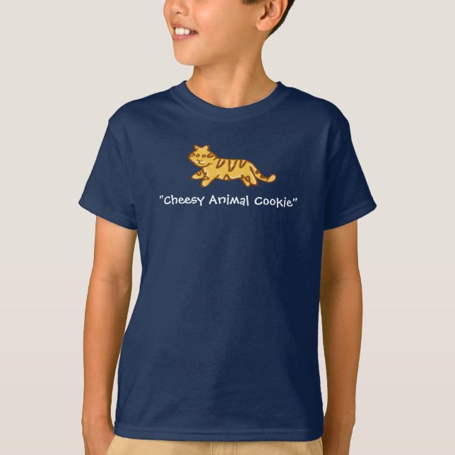 Funny Kids T-shirts | Tiger Animal Cookie (Front)