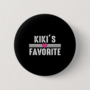Funny Kiki'ss Favorite Son Daughter I'm Kiki's's F 6 Cm Round Badge