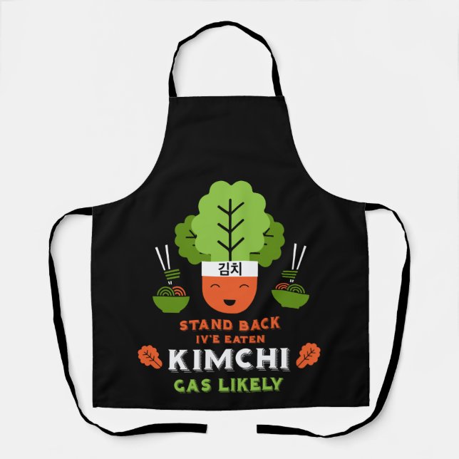 Funny Kimchi Eater Apron (Front)