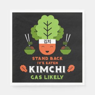 Funny Kimchi Eater Napkin