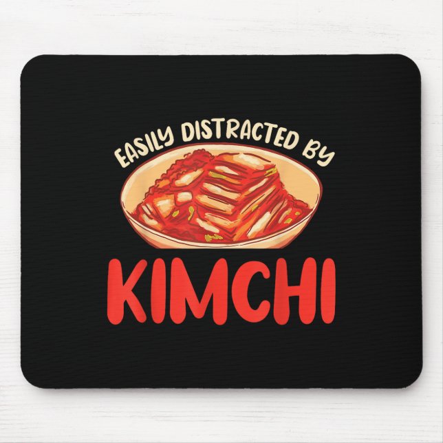 Funny Kimchi Saying Korean Bbq Lovers  Mouse Pad (Front)