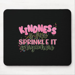 Funny Kindness Is Sprinkle It Everywhere Retro Vin Mouse Pad