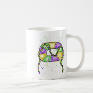 Funny King Cake Calories Don't Count Mardi Gras Co Coffee Mug