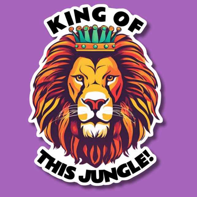 Funny King of this Jungle Waterproof  (Creator Uploaded)