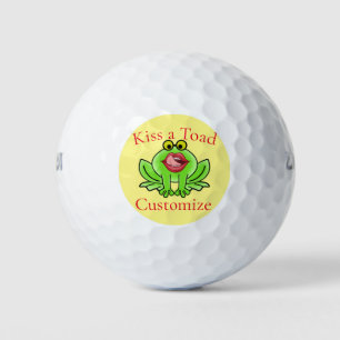 Funny Kiss A Toad Thunder_Cove Golf Balls