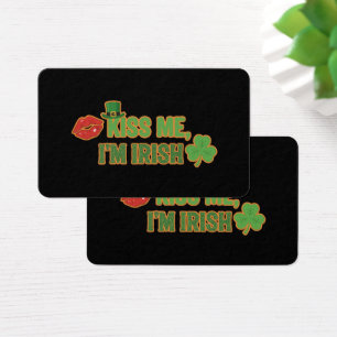 Funny Kiss Me I'm Irish St. Patrick's Day Party