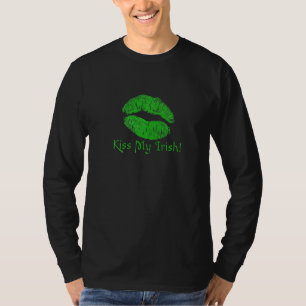 Funny Kiss My Irish St Patrick's Unisex Party Drin T-Shirt