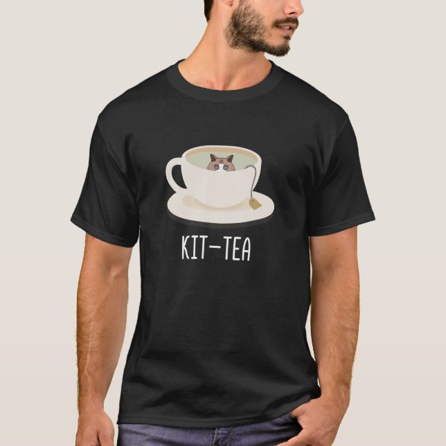 Funny Kit-Tea Cat Funny Ragdoll For Cat Lover T-Shirt (Front)