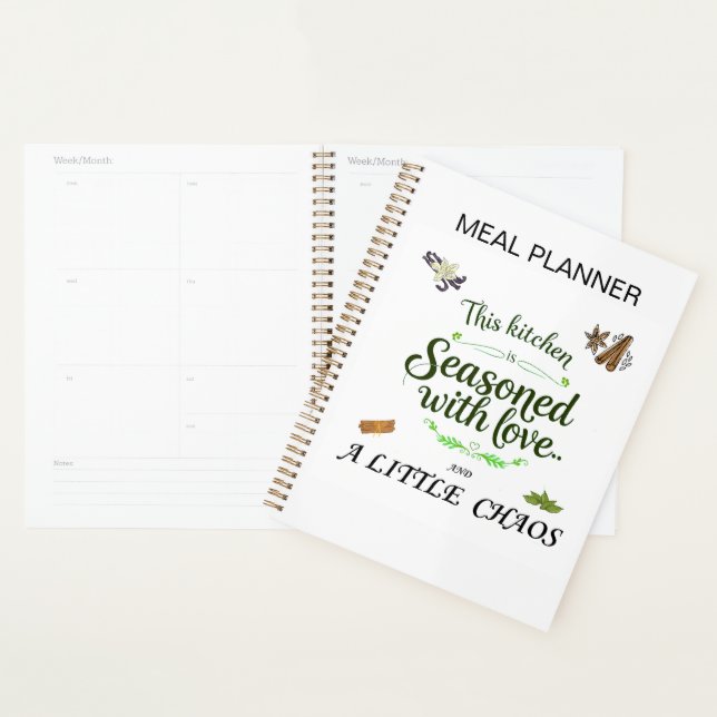 FUNNY KITCHEN QUOTES PLANNER (Display)