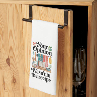 Funny Kitchen Series Design #4 Tea Towel