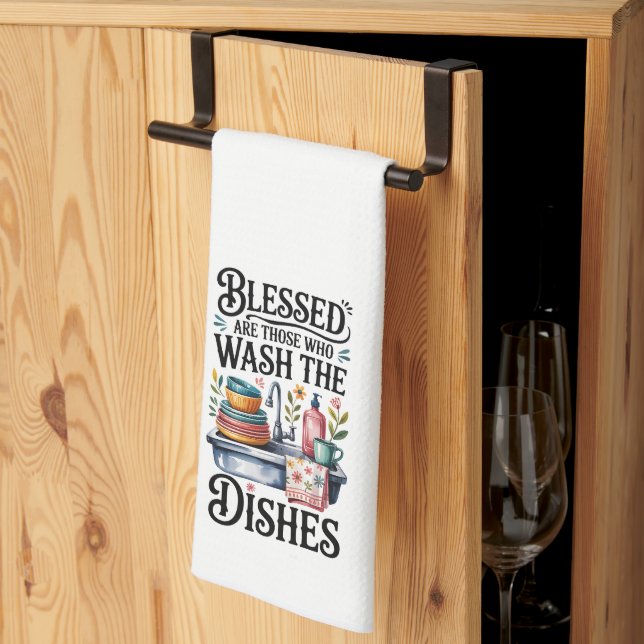 Funny Kitchen Series Design #8 Tea Towel (Thirds Fold)