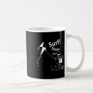 Funny Kite Surfing In The Wind Coffee Mug