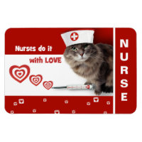 Funny Kitty Nurse. Nurses Gift