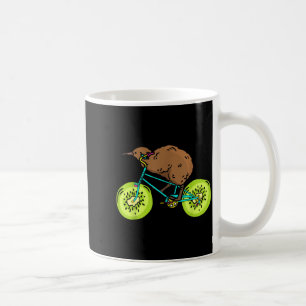 Funny Kiwi Biker Cycling Gift New Zealand  Coffee Mug