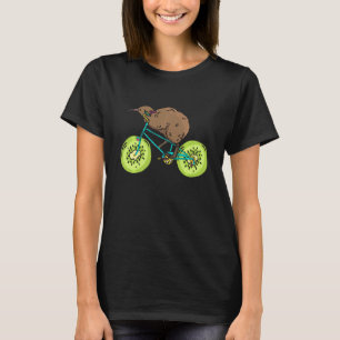 Funny Kiwi Biker Cycling New Zealand T-Shirt