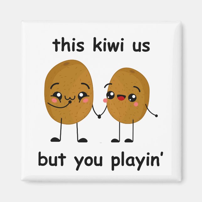 Funny Kiwi  Magnet (Front)