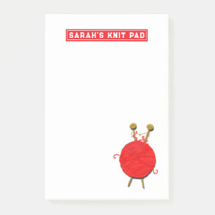 Funny Knitting Knitter Post-it Notes