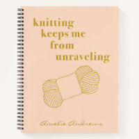 Funny Knitting Quote Knit Yarn Humour Personalised