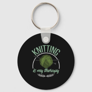 Funny Knitting Shirt Joke Knitter Quote I Love Kni Key Ring