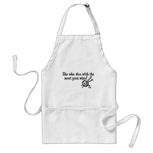 Funny Knitting Standard Apron