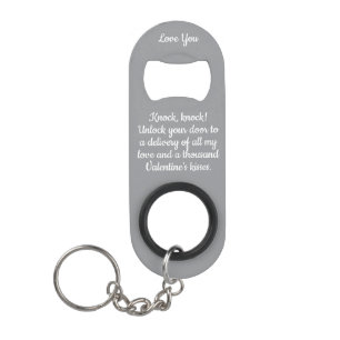 Funny Knock Knock Valentine's Love Poem Ash Color