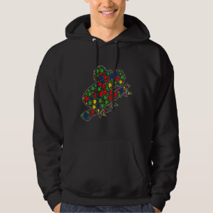 Funny Koala Animals Puzzle Pieces Autism Awareness Hoodie