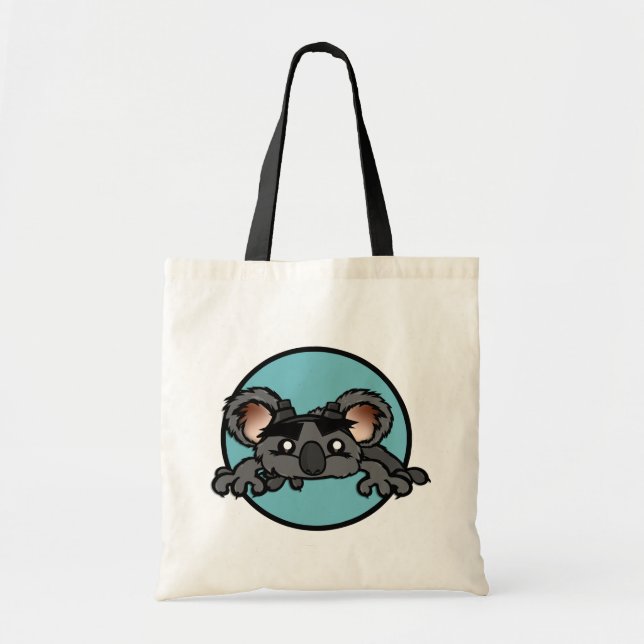 FUNNY KOALA BEAR BUDGET TOTE BAG (Front)