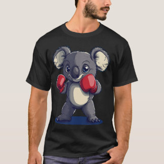 Funny Koala Bear With Boxing T-Shirt